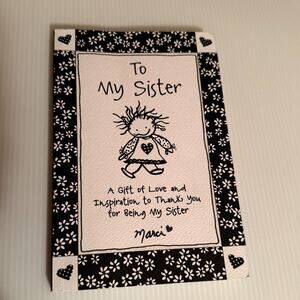 To My Sister A Gift of Love and Inspiration by Marci Blue Mountain Art Gifts